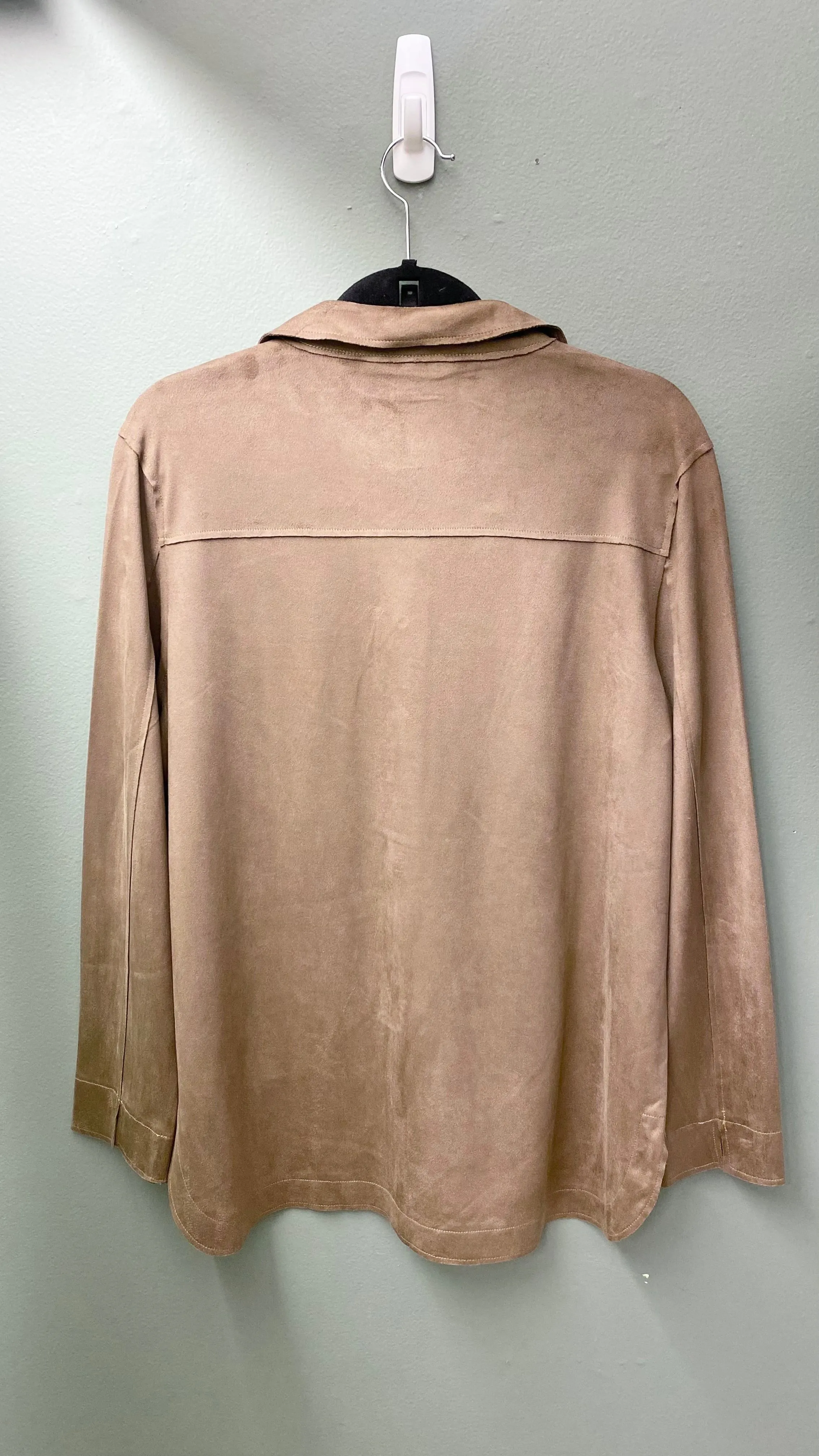 * Charlie B Suede Shirt Jacket