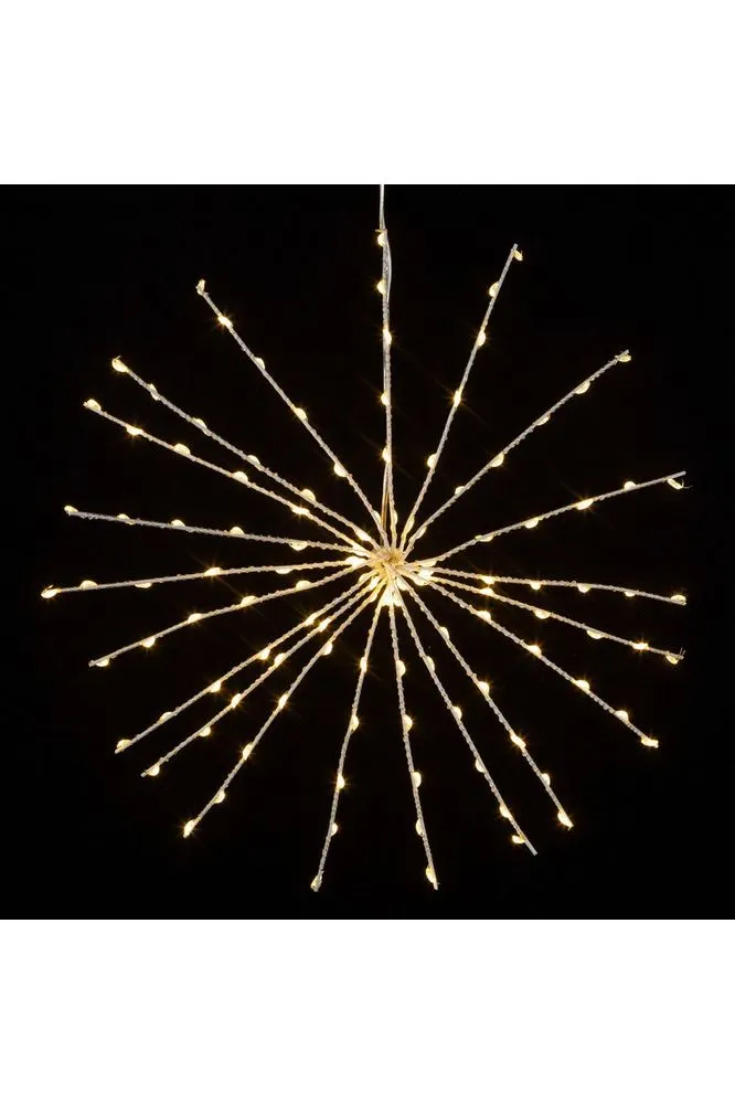 11.8" 120-Light Warm White Starburst
