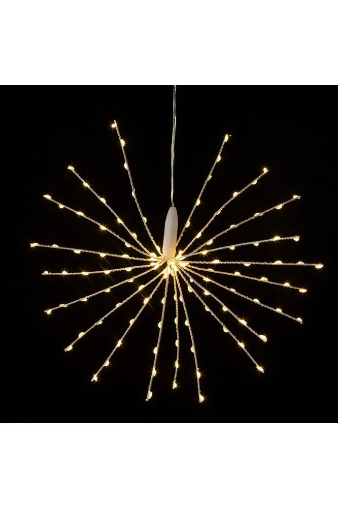 11.8" 120-Light Warm White Starburst