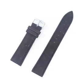 18mm/20mm/22mm  cork fabric to make brown color watch strap Cork Watch strap E-006