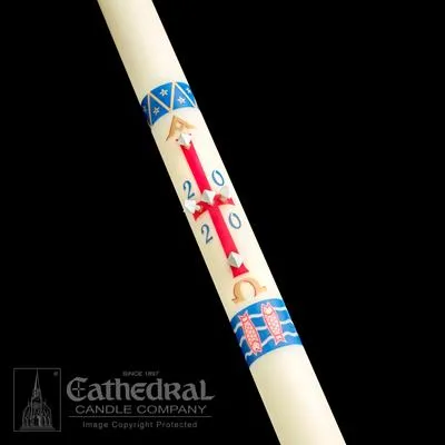 2-3/8" x 52" Benedictine Paschal Candle