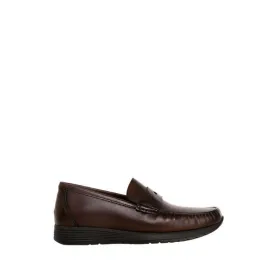 2586 Loafers Shoes- Dark Brown