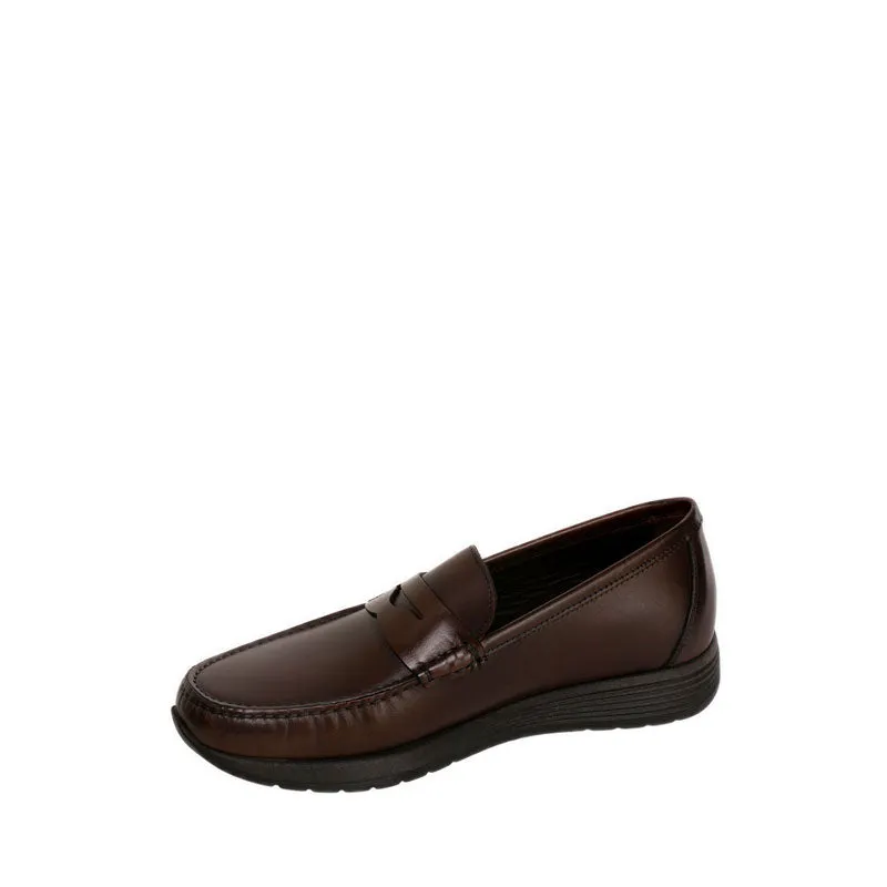 2586 Loafers Shoes- Dark Brown