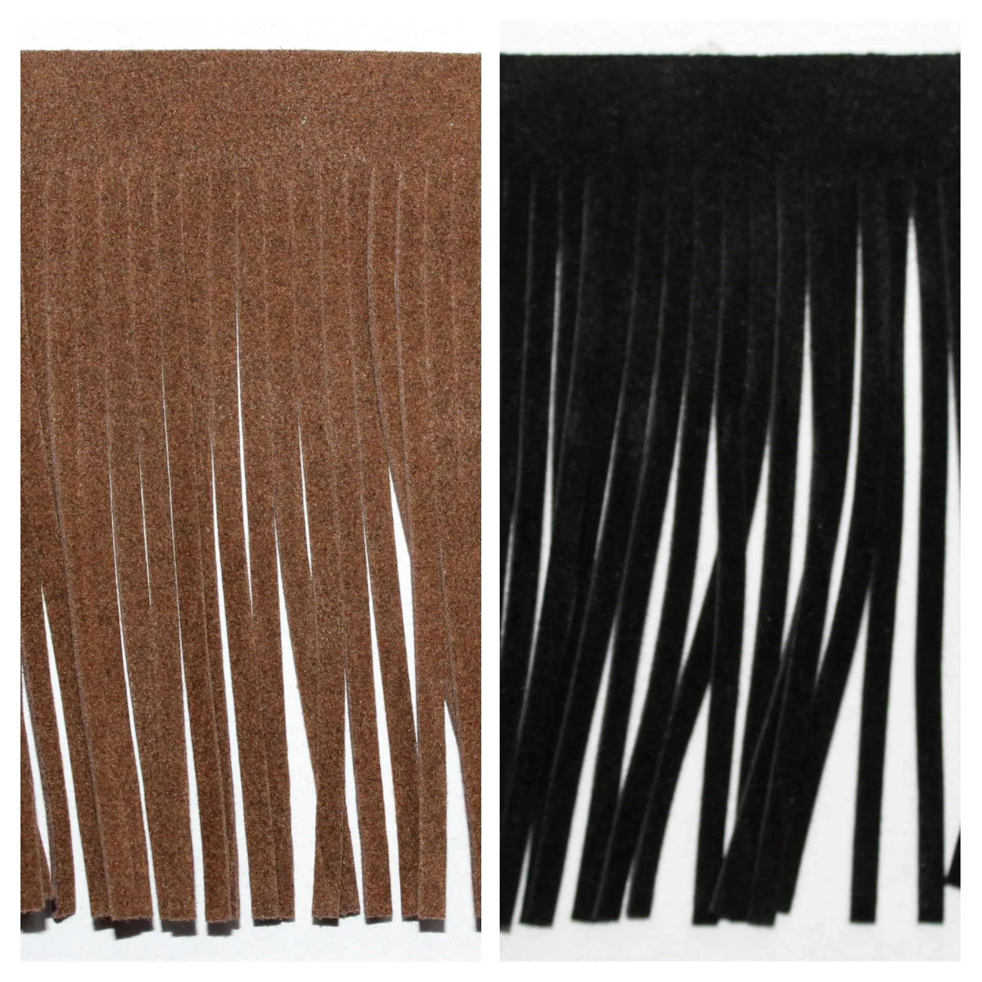 4"/10cm Suede Fringe
