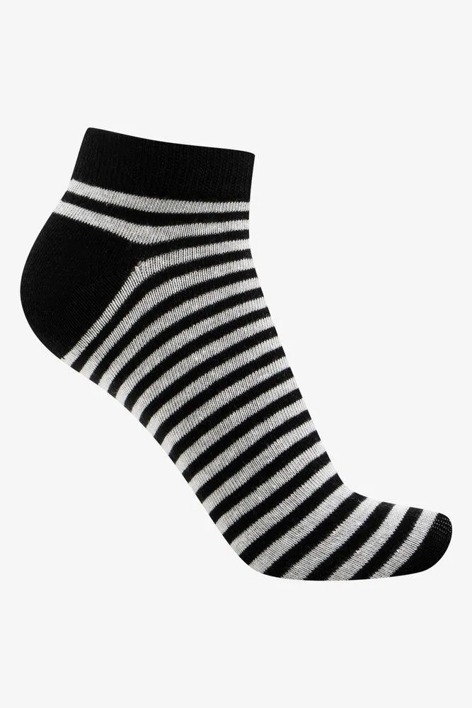 5 Pack Hearts Low Cut Socks Olive Green