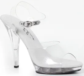 5" Stiletto Clear Wide Width Platform (ES521-Brook-W)