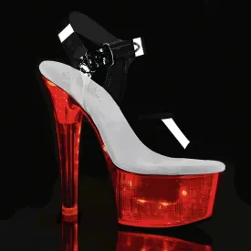 6" Heel LED Light-Up Ankle Strap Platform (FLASHDANCE-608CH)