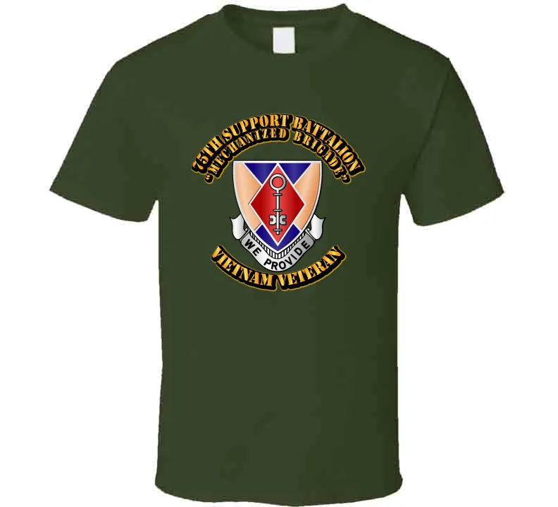75th Support Battalion No SVC Ribbon  T Shirt