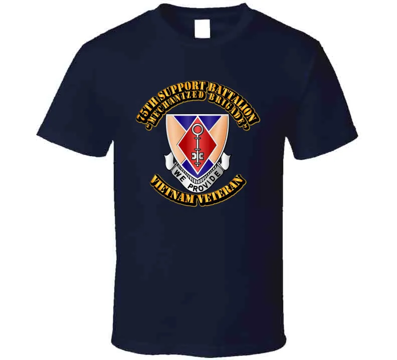 75th Support Battalion No SVC Ribbon  T Shirt
