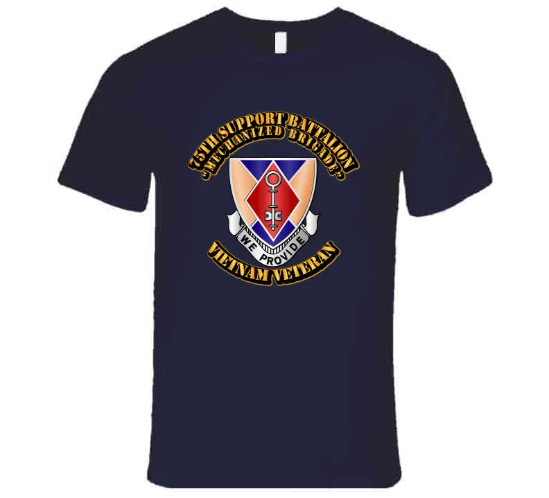 75th Support Battalion No SVC Ribbon  T Shirt