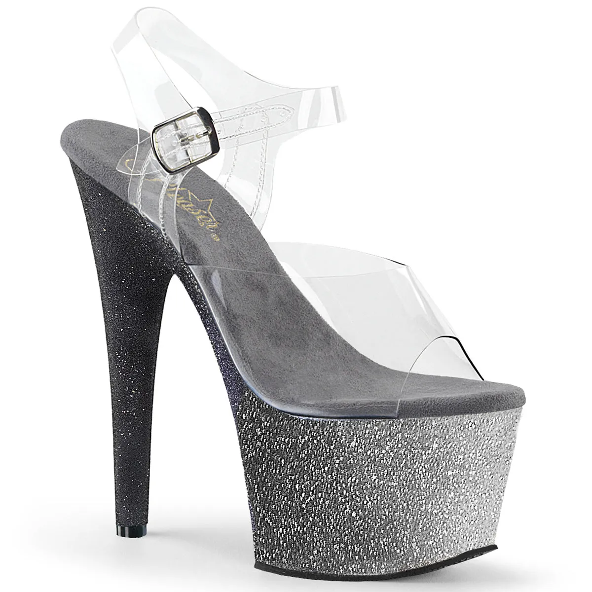 7" Ombre Glitter Heel (ADORE-708OMBRE)