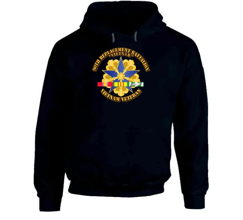 90th Replacement Battalion w SVC Ribbon T Shirt