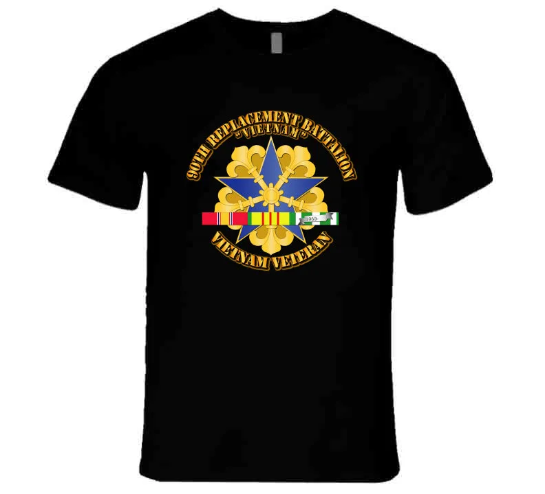 90th Replacement Battalion w SVC Ribbon T Shirt