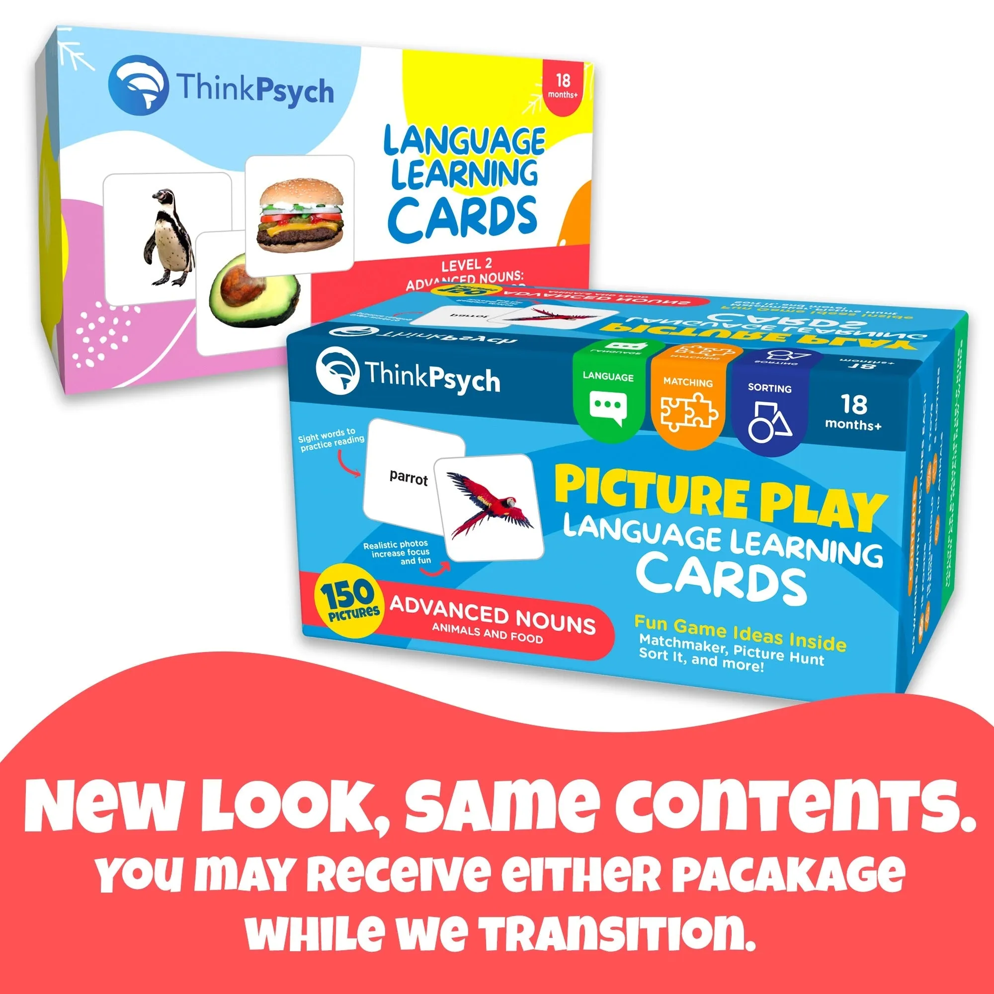 Advanced Nouns Picture Flash Cards