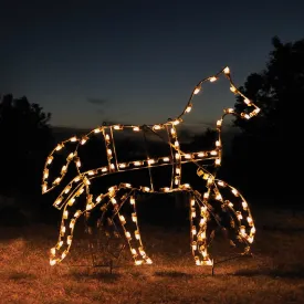 Animated Victorian Horse  (1244-N)