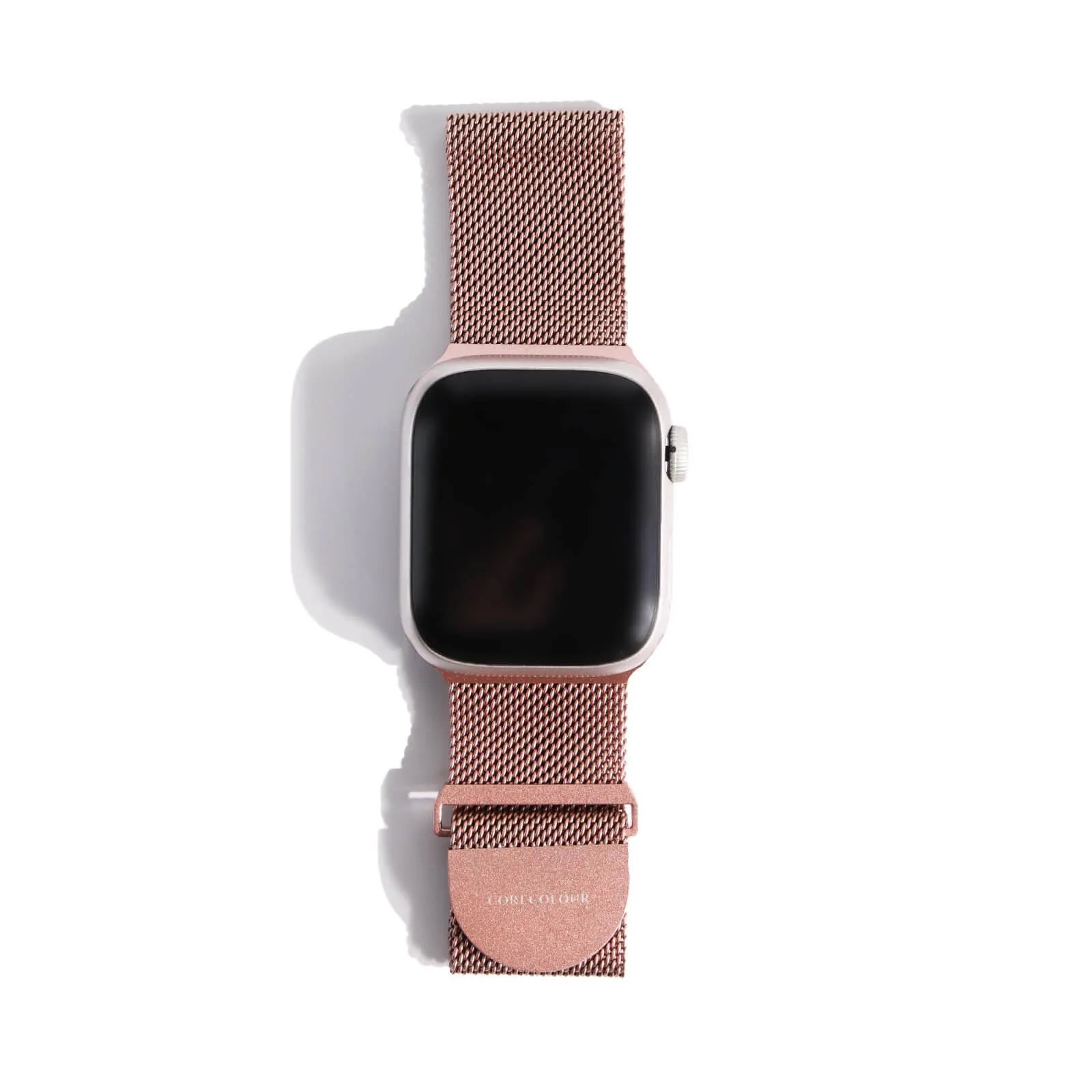 Apple Watch Strap Rose Metal Mesh – Stainless Steel – 41mm – 49mm