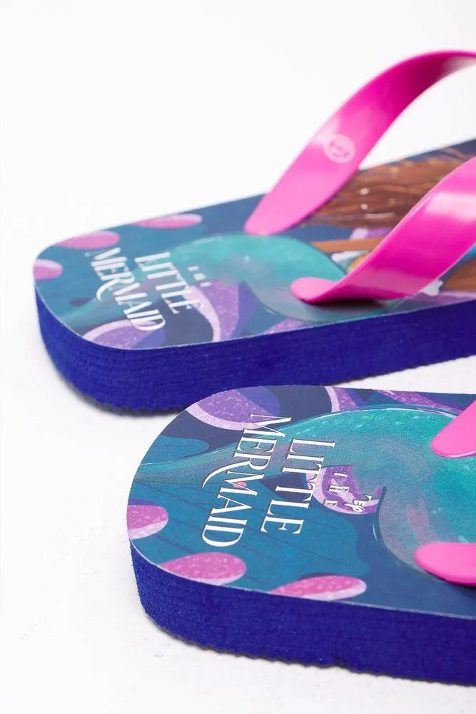 Ariel Flip Flop Blue & Pink