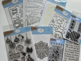 Art Journal bundle stamp stencil die set by Elizabeth Crafts Designs
