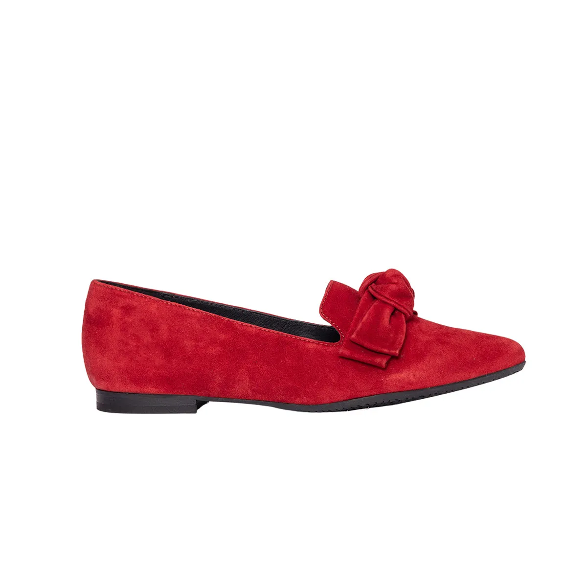 Ateliers Thea Cherry Suede Leather Slip on