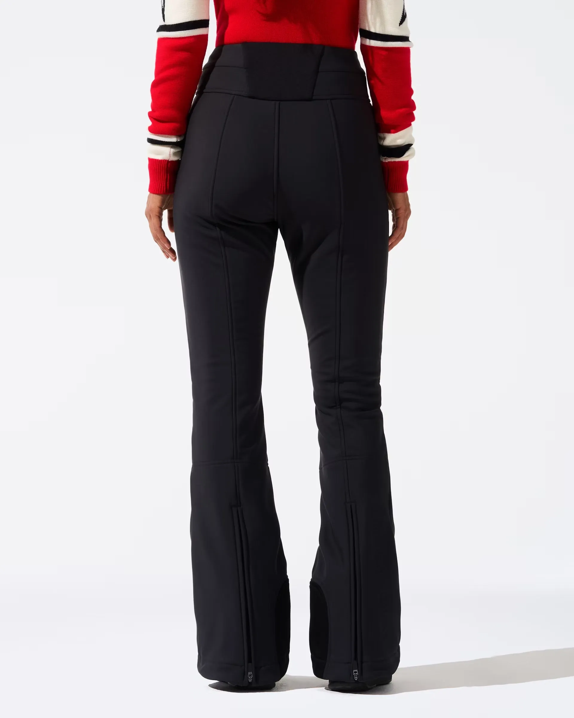 Aurora High Waist Flare Pant - Jet Black