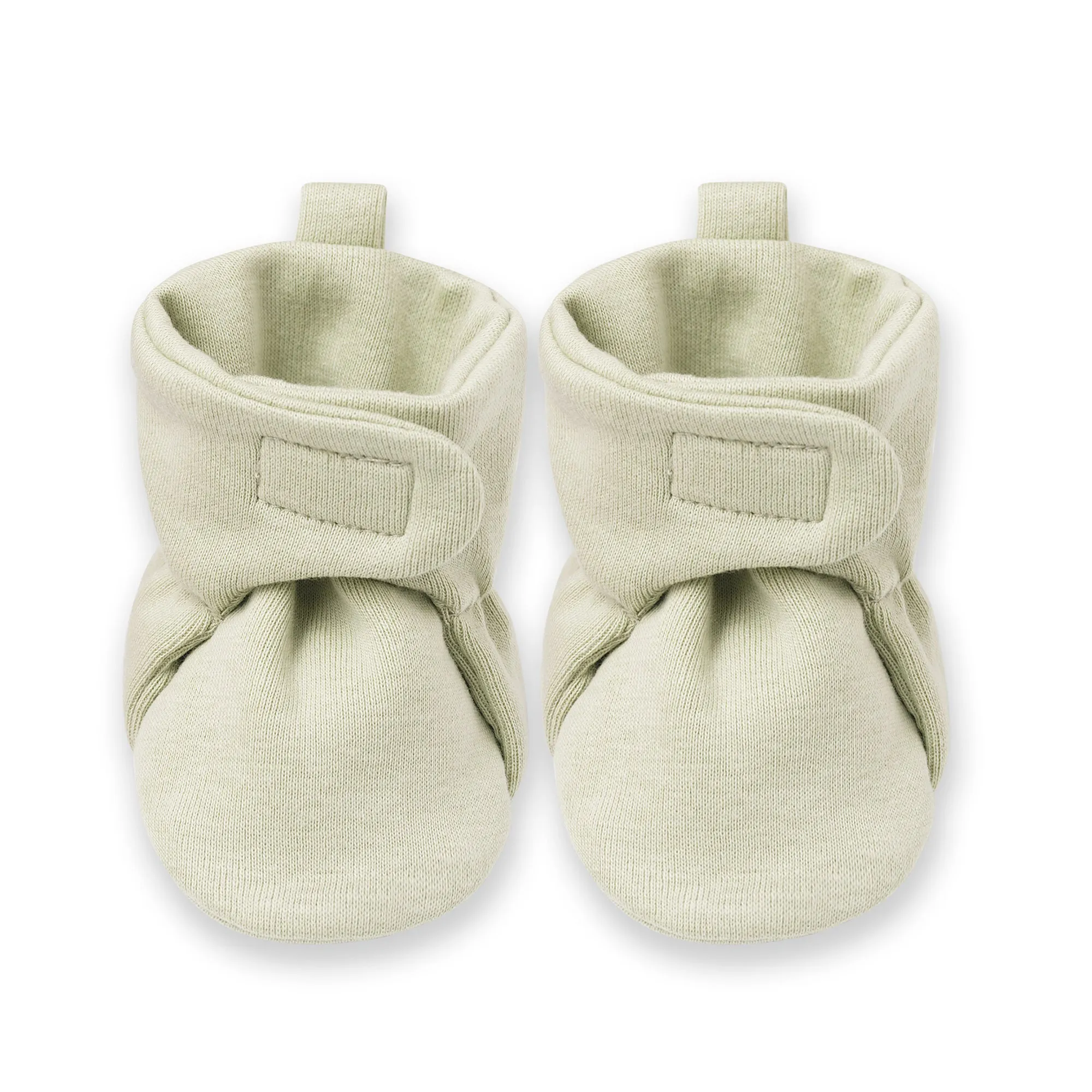 Baby Booties Sage Green