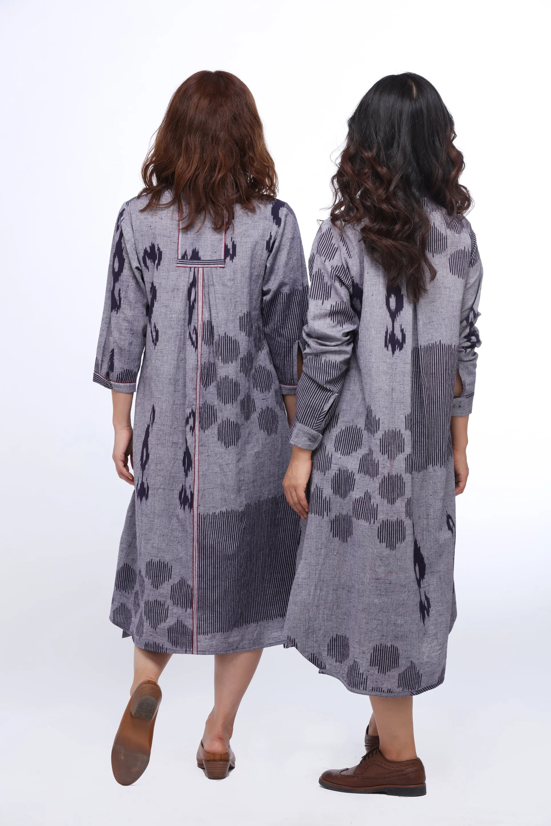 Blue Drizzle Long Dress