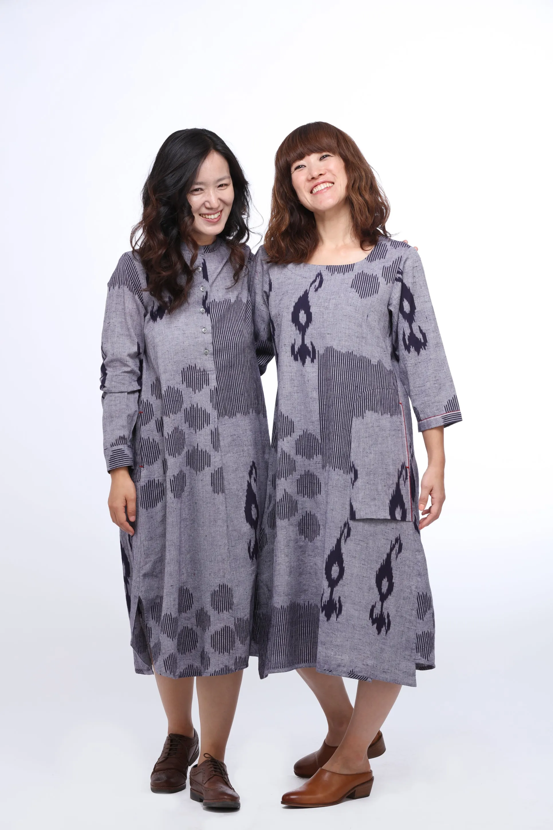 Blue Drizzle Long Dress