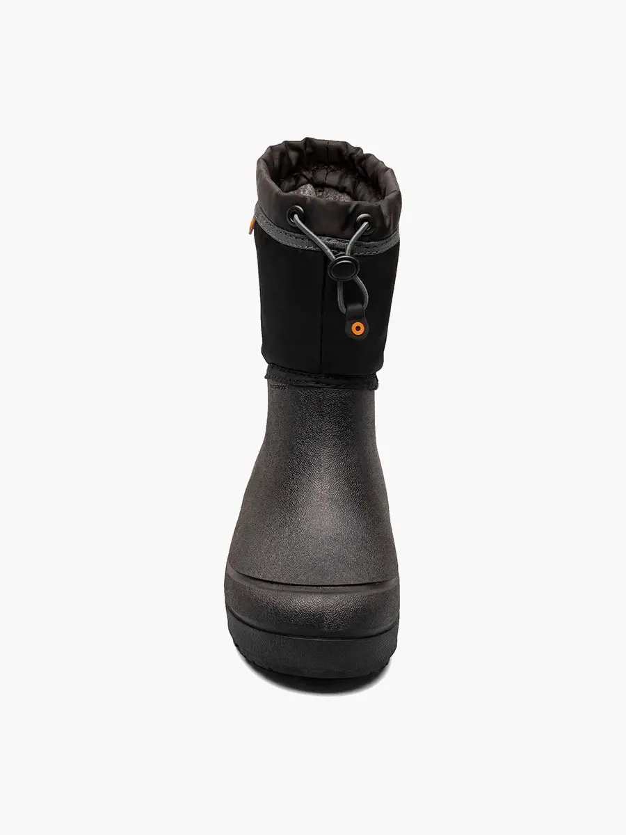 Bogs Kids' Snow Shell Boot Solid Black 72868-001