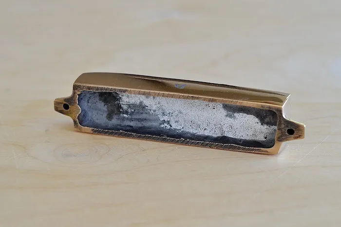 Bronze "Mezuzah From This Home" - Bialystok Poland