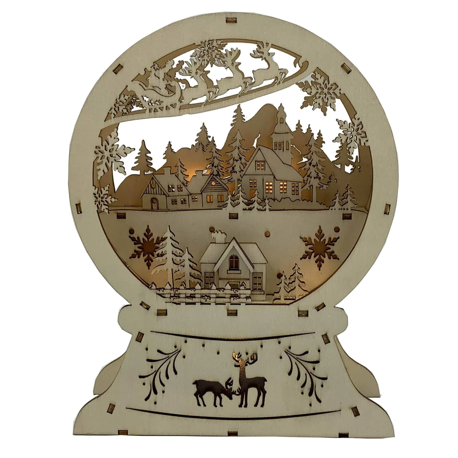 Christmas Lighted Globe