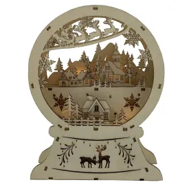 Christmas Lighted Globe