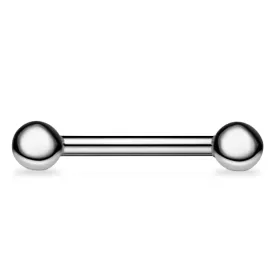 Classique Nipple Barbells in 14K White Gold