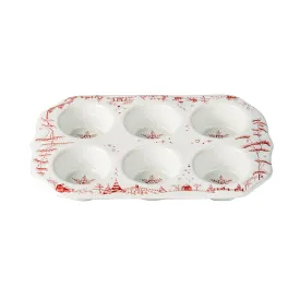Country Estate Winter Frolic Muffin Dish