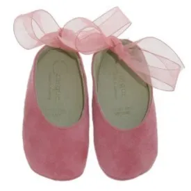 Czarque Baby Ballet Shoes Pink Suede