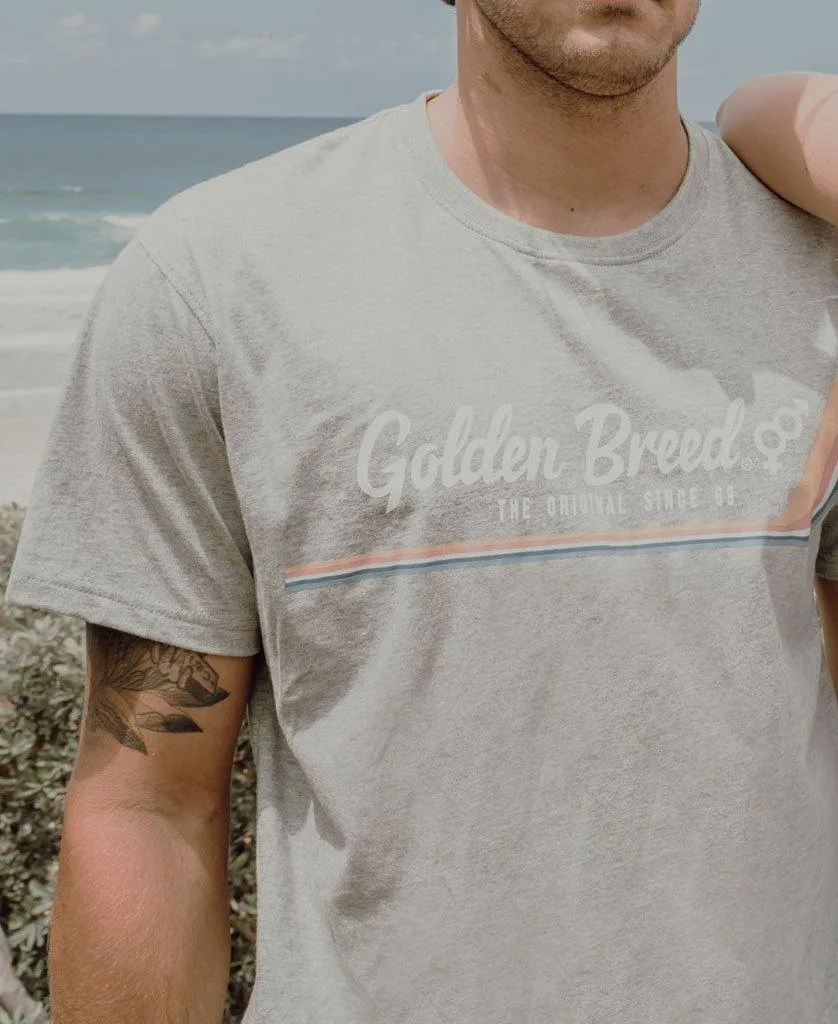 Deluxe Retro Surf Tee | Grey Marle
