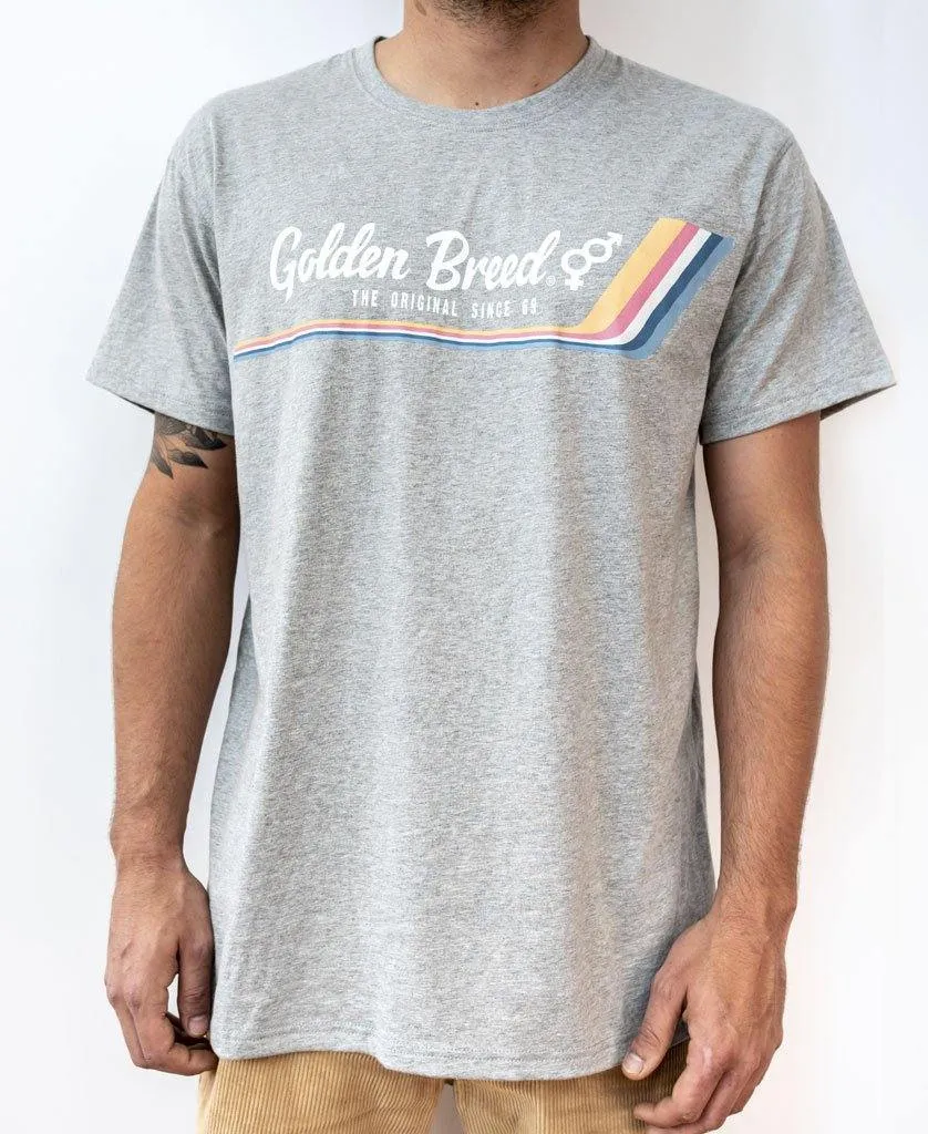 Deluxe Retro Surf Tee | Grey Marle