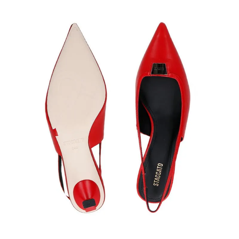 EDK62-RED Women's Heels- Red