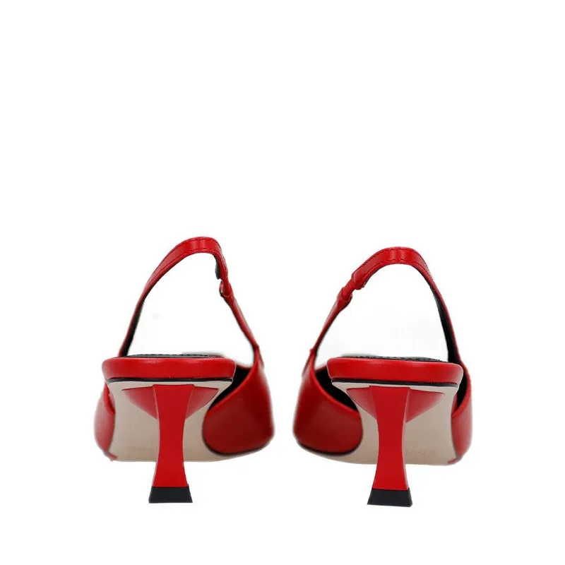 EDK62-RED Women's Heels- Red