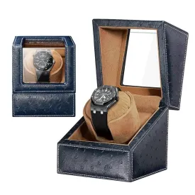 Fabrizio Ostrich Skin Box Mechanical Watch Winder