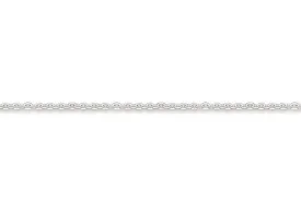 Fine Cable Chain, White Gold
