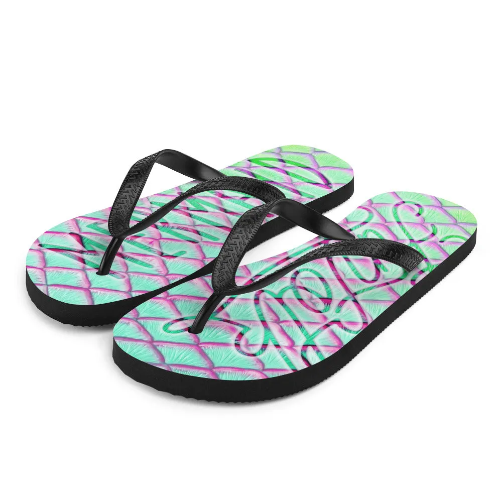 Finfolk Mermaid Fin-Flops: Parrotfish