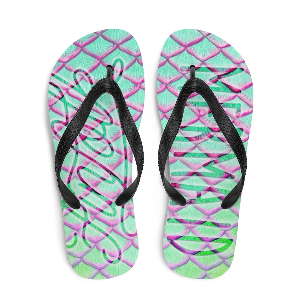 Finfolk Mermaid Fin-Flops: Parrotfish