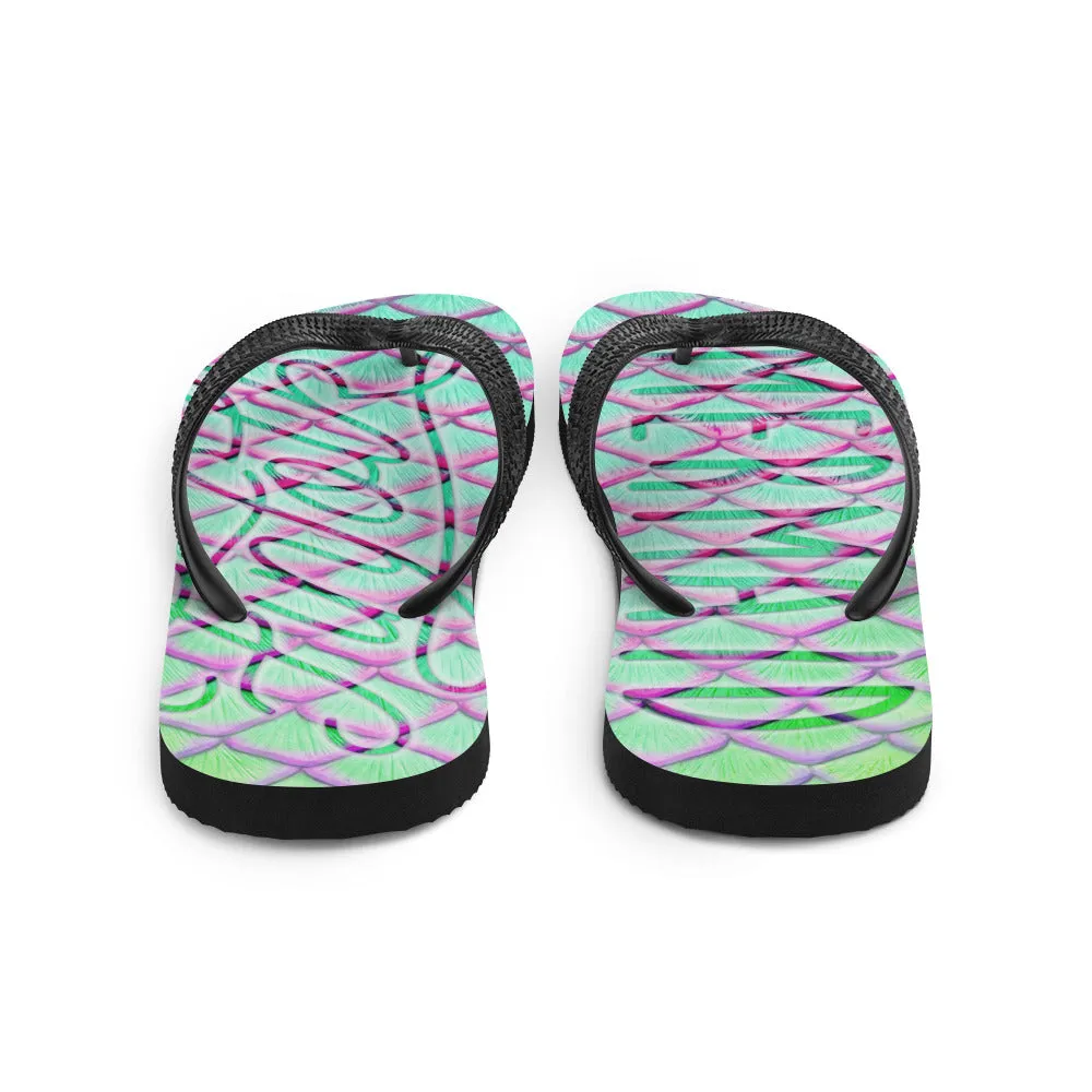 Finfolk Mermaid Fin-Flops: Parrotfish