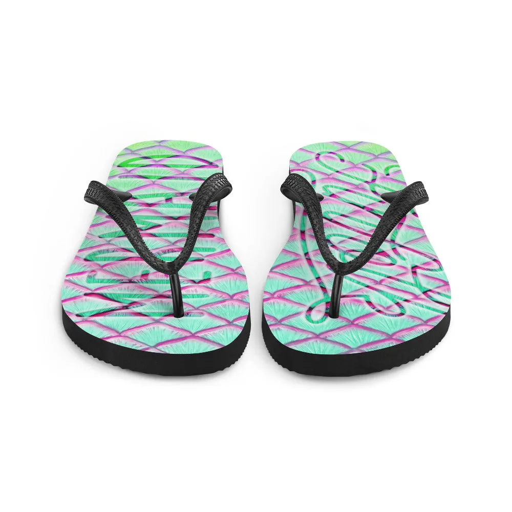 Finfolk Mermaid Fin-Flops: Parrotfish