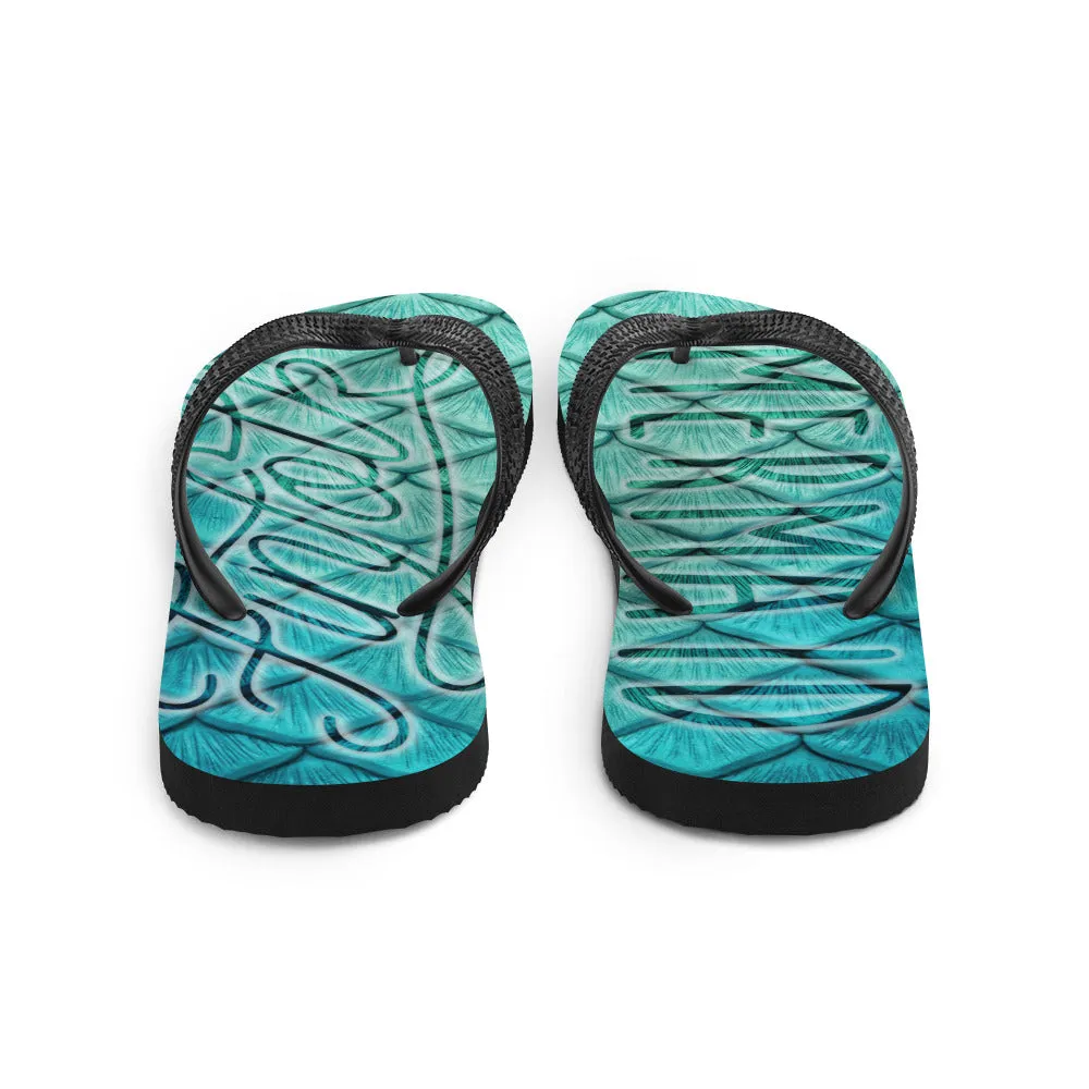 Finfolk Mermaid Fin-Flops: Sapphire