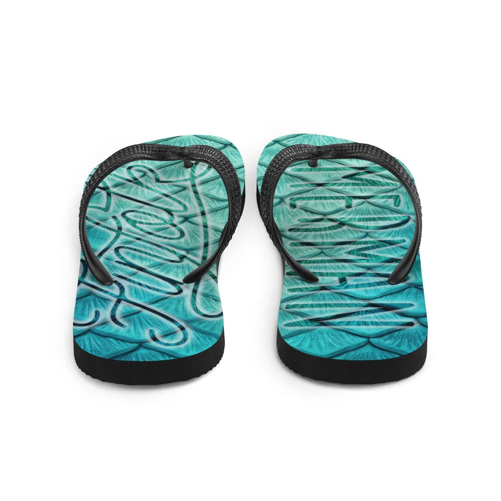 Finfolk Merman Fin-Flops: Sapphire
