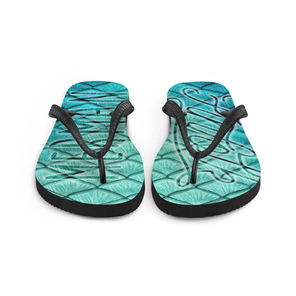Finfolk Merman Fin-Flops: Sapphire