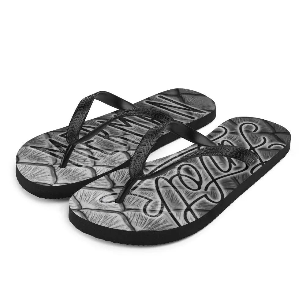 Finfolk Merman Fin-Flops: Starcrossed Silver