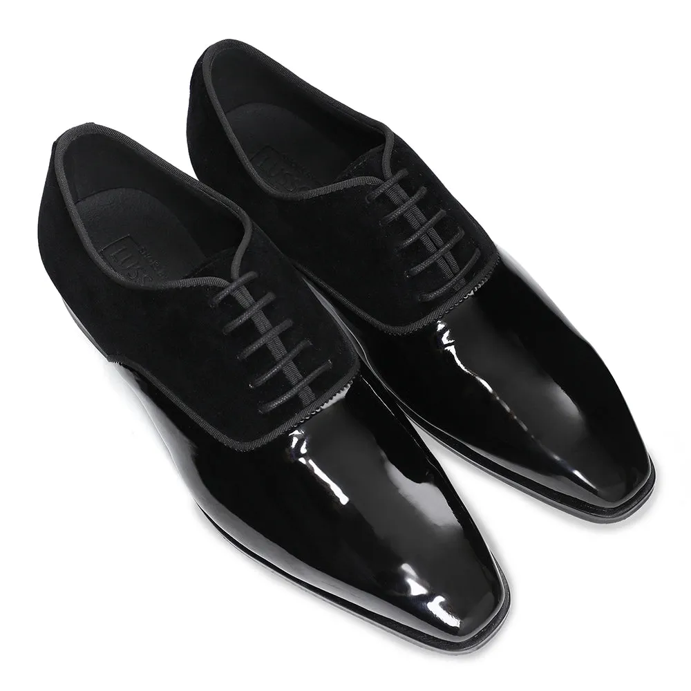 Garret - Patent Velvet Oxford Lace-up