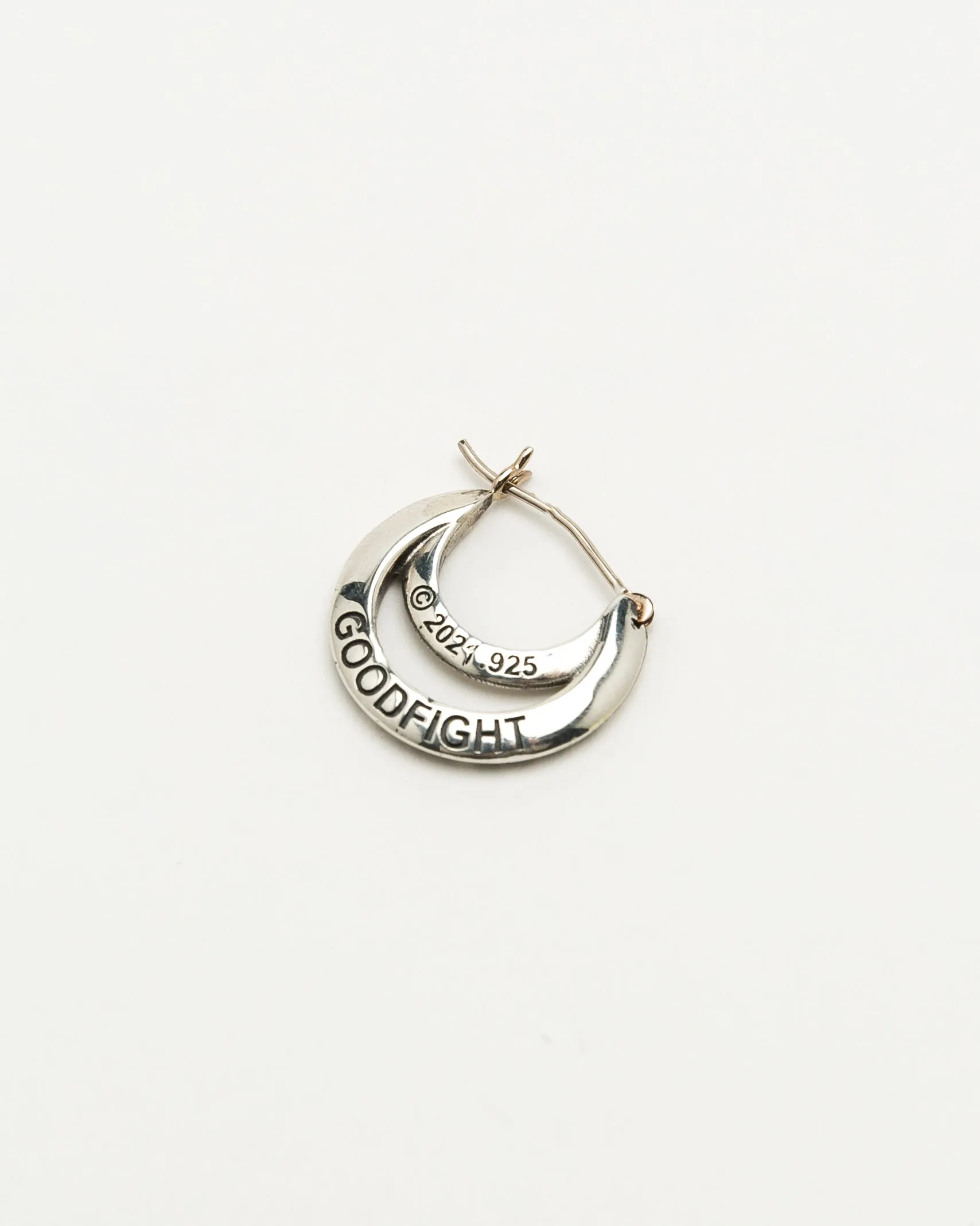 GDFHT x Good Art Hlywd 925 Double Crescent Earring in Sterling
